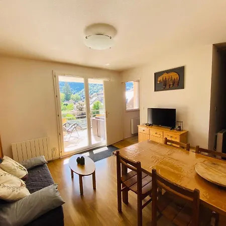 Apartmán La Marmotaine, T2 Bis, Parking Prive, Balcon Vue Montagne Bagnères-de-Luchon