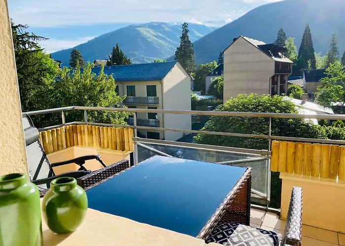 La Marmotaine, T2 Bis, Parking Prive, Balcon Vue Montagne Bagneres-de-Luchon